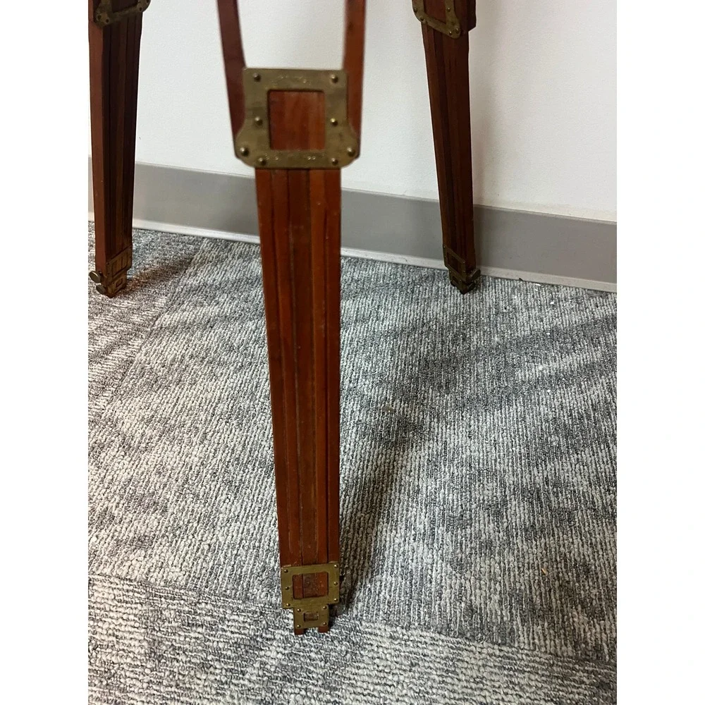 Vintage Graflex Crown Tripod No 1 Wood and Brass Folding Camera Stand Rochester